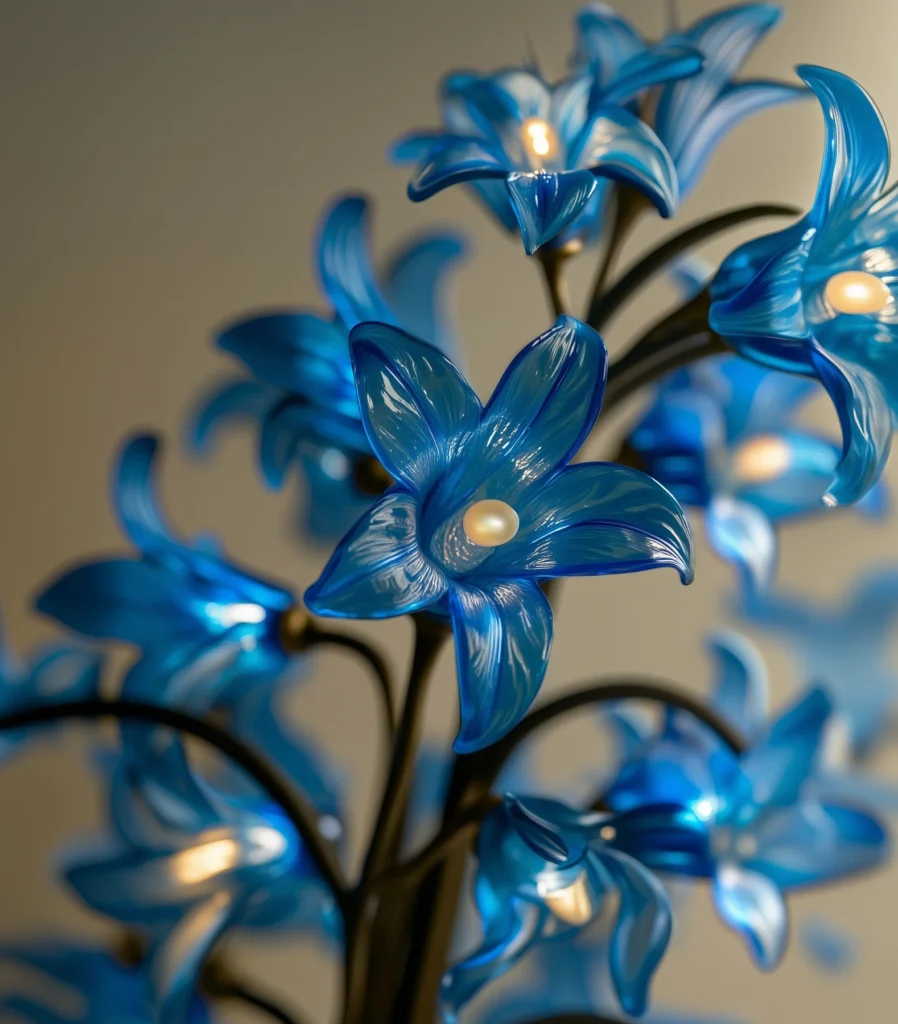 Floral art sculpture installation by Le Mariage